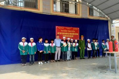 Hội nghị tuyên truyền phòng cháy, chữa cháy, pháp luật về an toàn giao thông và phòng chống bạo lực học đường